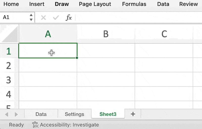 What if the reference is located on a different sheet? Same principles apply